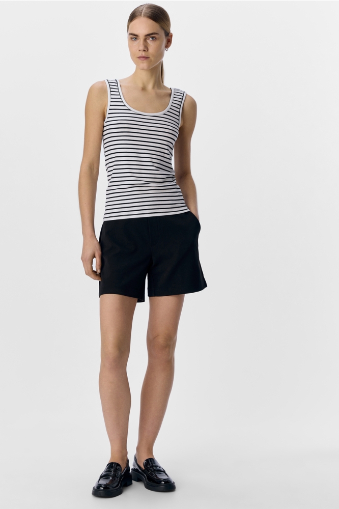 OBJJAMIE S/L SLI TANK TOP AOP NOOS 23046288 WHITE/BLACK